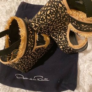 Oscar de la Renta  wedge sandal